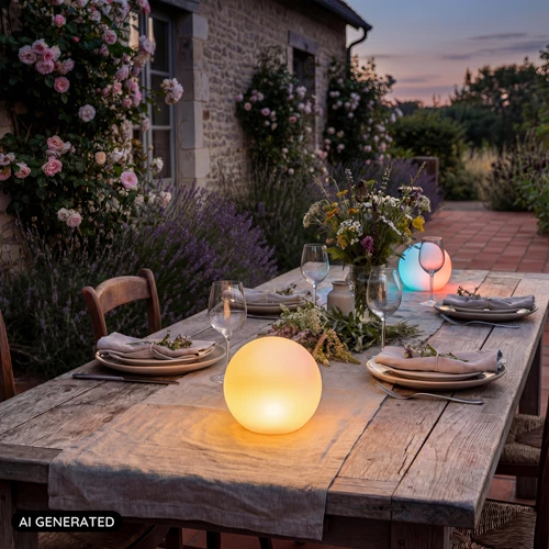 Lucide PINO - wiederaufladbare Tischlampe Innen/Außen - Akku/Batterie - LED Dim. - CCT - 1x1,5W 2700K/6500K - IP65 - Rgb - Weiß - Essential - AI 1